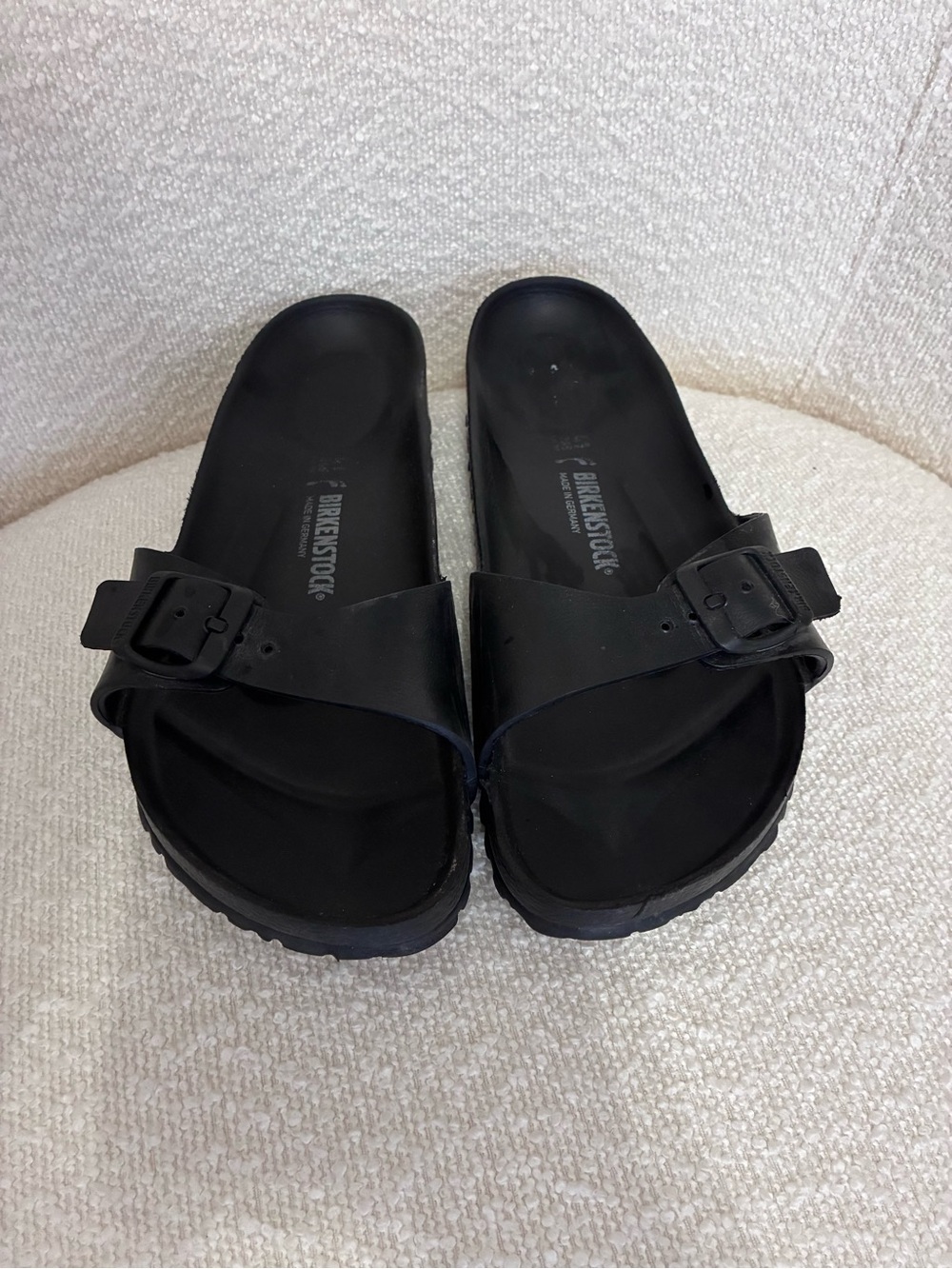 Birkenstock Black Madrid EVA Slip-On Sandal